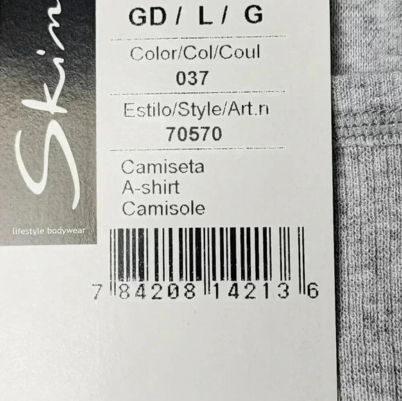 NWT Skiny  Red loop A shirt in Heather gray vintage 100% cotton choose … - Picture 4 of 6